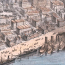 Vintage Map of New Orleans, Louisiana 1855