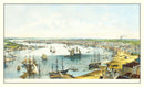Vintage Map of New Orleans, Louisiana 1852