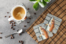 Red Fish Foam Coasters Set of 4 Cup Coasters for Indoor Outdoor, Tabletop Protection, Anti Slip, Mouse pad Material