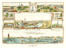 Vintage Map of Cleveland, Ohio 1873