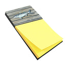 Fish Mullet Watercolor Sticky Note Holder Refillable Dispenser Desk Accessory 3x3 Pad Gift