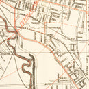 Vintage Map of Cleveland, Ohio 1882
