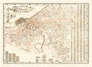 Vintage Map of Cleveland, Ohio 1882