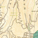 Vintage Map of Honolulu, Hawaii 1922