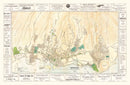 Vintage Map of Honolulu, Hawaii 1922