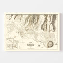 Vintage Map of Honolulu, Hawaii 1901