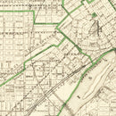 Vintage Map of St. Paul, Minnesota 1896
