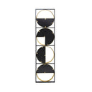Eclectic Styling Metal Beaded Wall Mirror With Contemporary Design For Bedroom, Liveroom & Entryway by HouseOfZazla