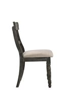 Leventis Linen Weathered Side Chair (Set of 2) - Light Brown