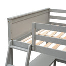 Loft Bed With Shelves With Desk by HouseOfZazla