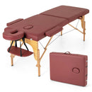 84 Inch Foldable Massage Table with Carrying Bag and Height Adjustable by LJGDeals