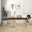 84 Inches Professional Massage Lash Bed with Carrying Bag-Black by LJGDeals