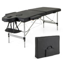 84 Inches Professional Massage Lash Bed with Carrying Bag-Black by LJGDeals