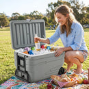84 Quart Wheeled Cooler with Pull Handle by LJGDeals