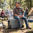 84 Quart Wheeled Cooler with Pull Handle by LJGDeals