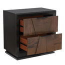 Houston - 2 Drawer Nightstand - Walnut