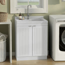 Murphy - Laundry Cabinet & Faucet And Stainless Steel Sink by Unique Piece Furniture