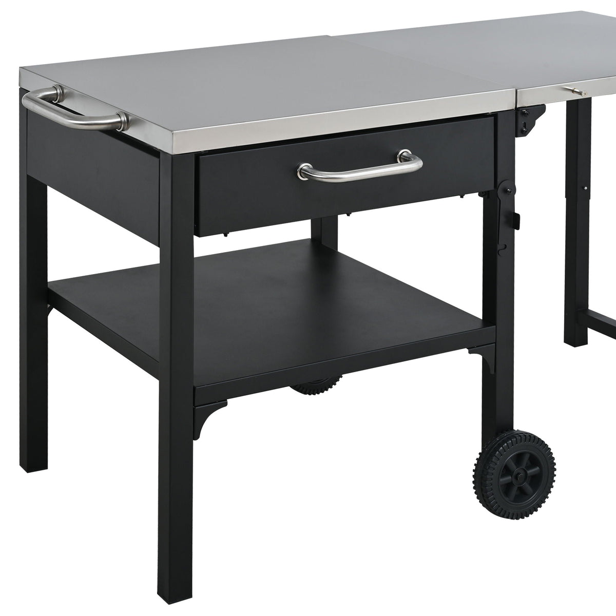 Foldable Outdoor Kitchen Cart With Storage For Patio, photo 20 of 35