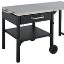 Foldable Outdoor Kitchen Cart With Storage For Patio by HouseOfZazla