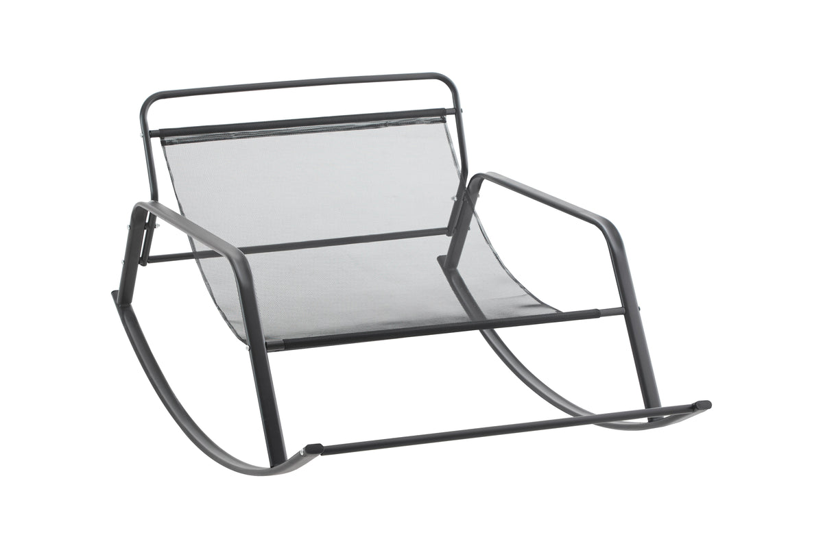 Samba Rocking Chair with Extra-Wide Technical Leather Upholstered Gliding Chair, photo 6 of 9