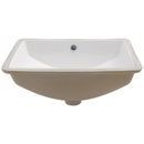 Modern Ceramic Undermount Bathroom Sink With Overflow, High Quality by HouseOfZazla