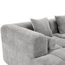 Sectional Free Combined Sofa With 2 Side Pockets by HouseOfZazla