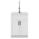 Hennessy - Deluxe Laundry Utility Sink And Cabinet