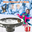 70W Outdoor Bird Bath Heater Winter Deicer with Thermostat, Auto Shutoff & Waterproof Design by GBruno Store