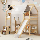 Loft Bed With House Shaped Frame And Tent by Unique Piece Furniture