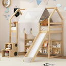 Loft Bed With House Shaped Frame And Tent by Unique Piece Furniture