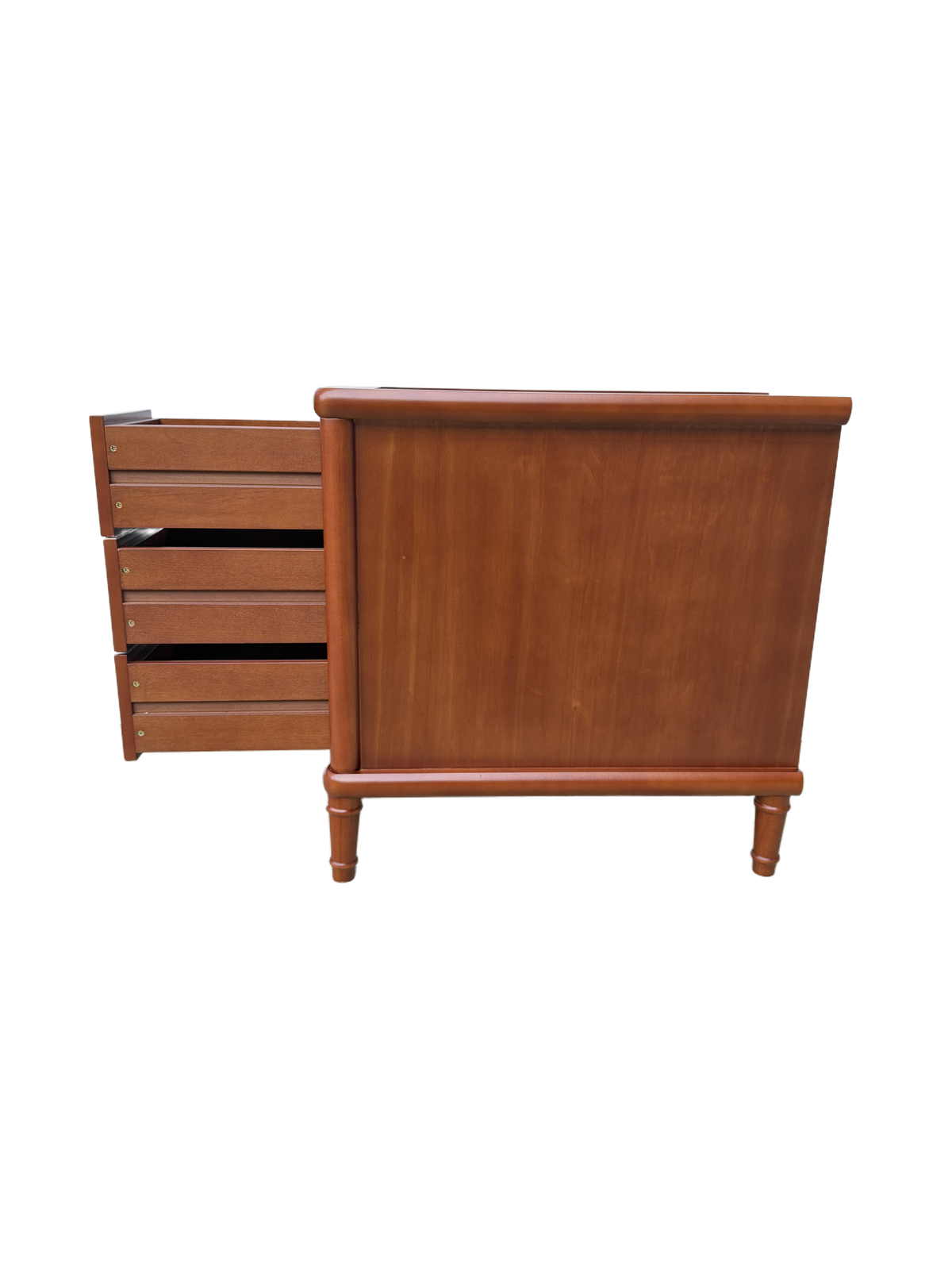 Rattan Narrow Side Table with 3 Drawers, photo 7 of 9
