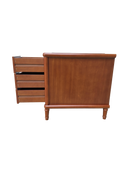 Rattan Narrow Side Table with 3 Drawers