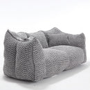 Comfortable Dual Beanbag Chair With High Resilience Foam Core For 2 People by HouseOfZazla