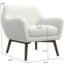 Panom - Lounge Chair - Brown / White by HouseOfZazla