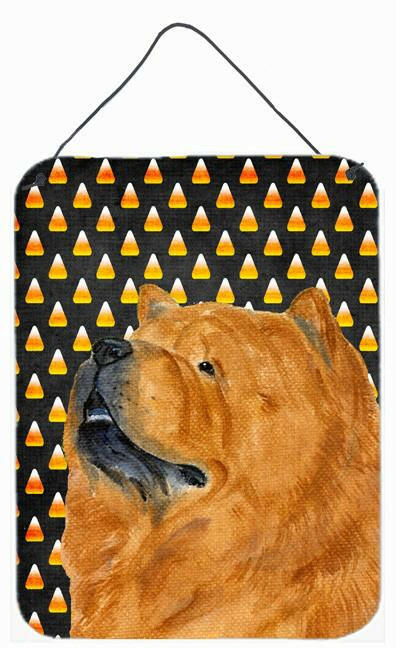 Chow Chow Candy Corn Halloween Portrait Wall or Door Hanging Prints