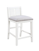 Graham - 3 Piece Small Space Counter Height Dining Table With Shelves And 2 Chairs (Set of 3) by HouseOfZazla