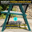Outdoor Patio Chairs Set of 2 Stackable Portable for Deck, Garden, Camping and Travel by HouseOfZazla