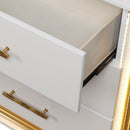 Obsession - 6 Drawer LED Dresser - White by HouseOfZazla
