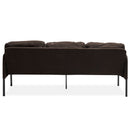 Modern L Shaped 3 Seater Sofa With Ottoman, Upholstered Couch For Small Spaces by HouseOfZazla
