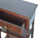 Turned Legs Side Table
