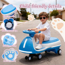 12V Electric Wiggle Ride On Car with Dual Motors & LED Lights