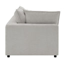 Marisa - Modular Left Facing Loveseat With 2 Pillows - Beige Boucle by Unique Piece Furniture