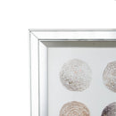 Ares Crystal Mirror Framed Wall Art on Mellow Golden Tint Background by HouseOfZazla