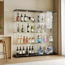 Display Cabinet With Shelf Double Doors And Lock by Unique Piece Furniture