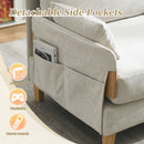 Mid Century Modern Foldable Sofa Bed, 3 In 1 Convertible Sleeper With 3 Pillows by HouseOfZazla