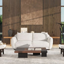 Sharon - Puffy Arm Sofa - Alpaca Off-White by HouseOfZazla
