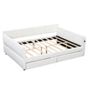 Upholstered Platform Bed With USB Charging by HouseOfZazla