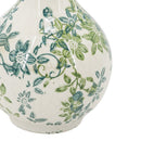Set of 3 Floral Ceramic Vases