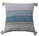 Elegant Large Throw Pillow 22" x 22" for Couch Handloom Woven