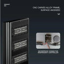 8500W Commercial Solar Power LED Parking Lot / Street/ Arena Light 160000 Lumen - (Black)